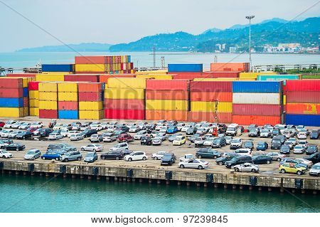 Batumi Sea Port. Georgia