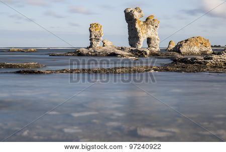 Sea Stack At Fårö, Gotland In Sweden
