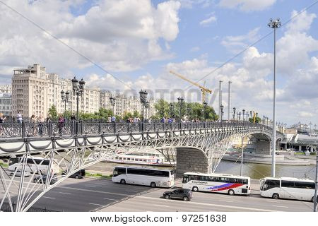 Patriarshy Bridge. Moscow