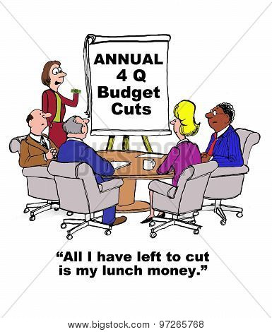 4th Quarter Budget Cuts