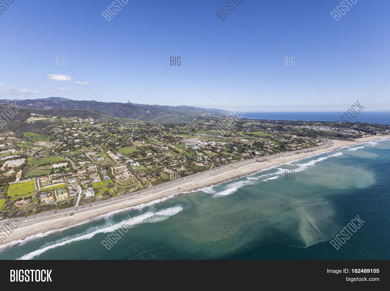 Aerial View Zuma Beach Image & Photo (Free Trial) Bigstock