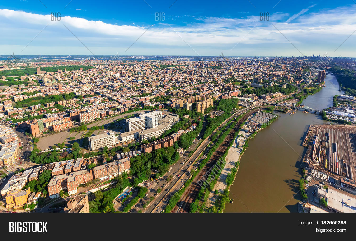Aerial View Bronx, Ny Image & Photo (Free Trial) | Bigstock