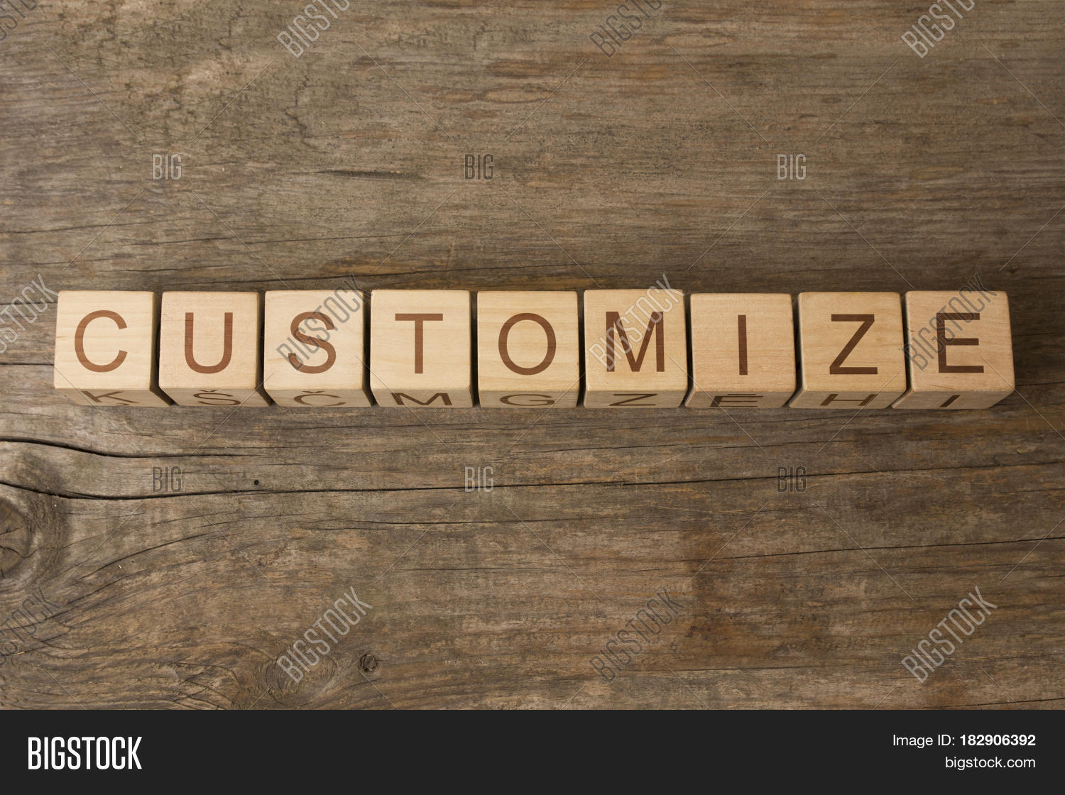Word Customize On Image & Photo (Free Trial)  Bigstock