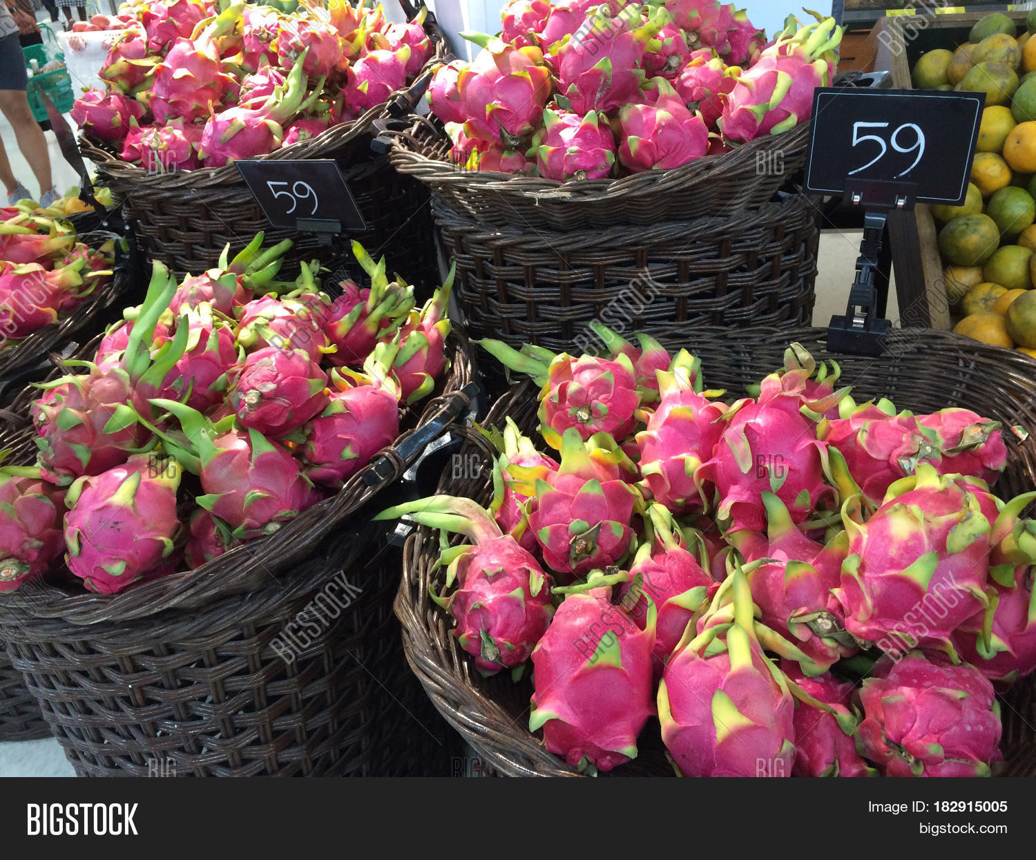 Dragon Fruit Basket. Image & Photo (Free Trial) Bigstock