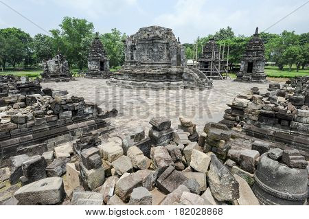 Prambanan Is A Hindu Temple Compound In Java On Indonesia