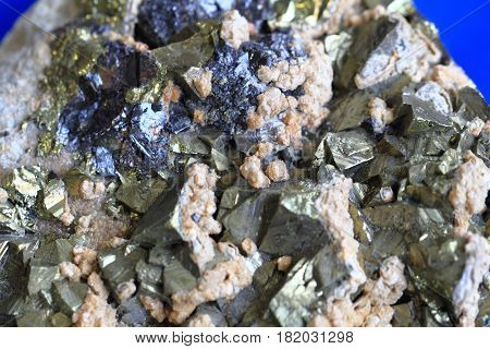 Pyrite Mineral Background