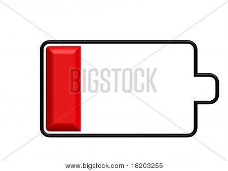 Indicatore di batteria scarica