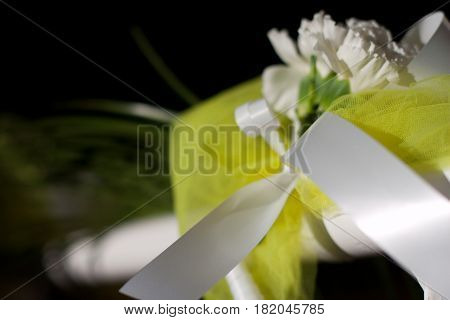 Little flowers for a decoration on a wedding