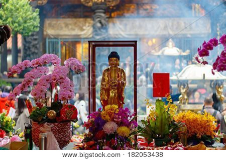 Lungshan Temple Of Manka In Taiwan