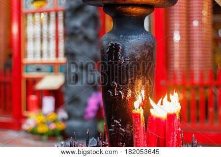 Lungshan Temple Of Manka In Taiwan