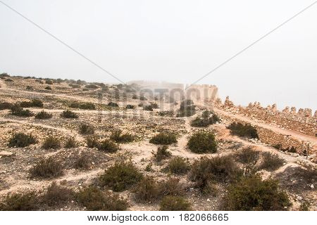 Yellow Mountains And Beautiful Panoramic View