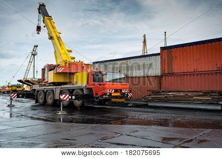 Maritime transportation industry. Work in port coal transshipment terminal.