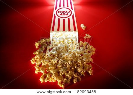 Popcorn snack from a movie theater