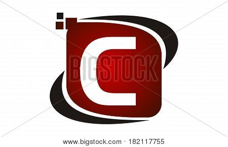 This vector describe about Logo Technology Motion Synergy Initial C