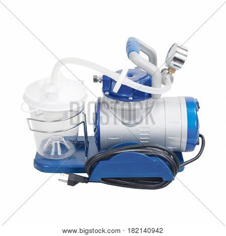 Medical Suction Pump Isolated On White Background