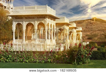 The Jaswant Thada Is A Cenotaph Located In Jodhpur, In The Indian State Of Rajasthan, India.