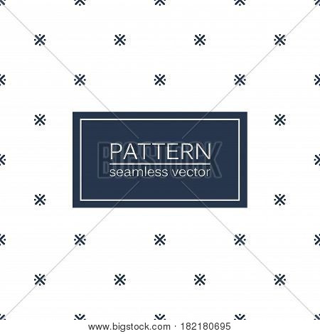 Stylish seamless minimalistic pattern. Endless vector design.