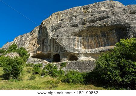 Cave City in the Cherkez-Kermen Valley, Crimea