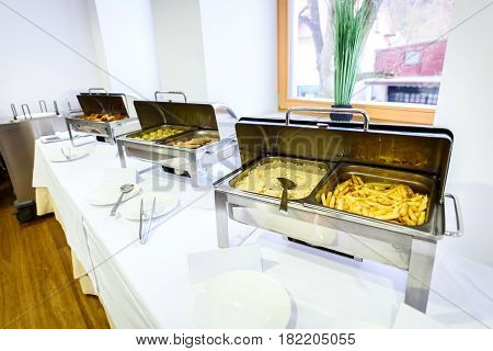 Cuisine Culinary Buffet Dinner Catering Dining Food Celebration Party Concept.