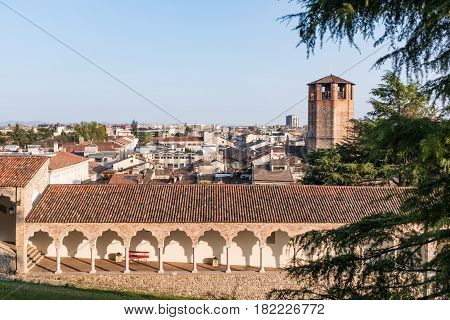 Porticato del Lippomano near the Museum in Udine in Italy