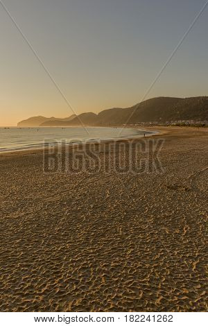 The Beach Of Trengandin In Noja, Cantabria