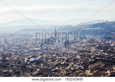 Italy. Florence. View from the Cathedral of Santa Maria del Fiore