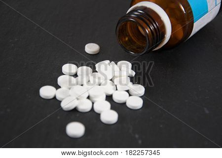 some schuessler salts on a white background