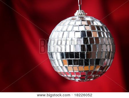 Bola de discoteca em silk