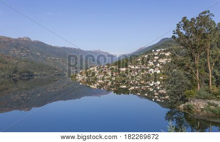 Village of Vilar da Veiga in Geres national park, Portugal