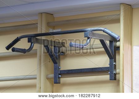 Wall bars close up