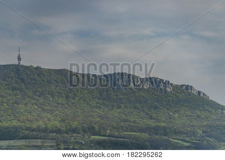 Palava area in spring sunny day between Popice and Dolni Vestonice villages