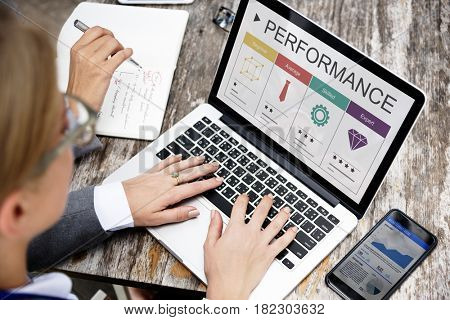 Development Performance Self-Improvement Ratings Icon
