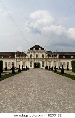 Partie intérieure du château Belvedere