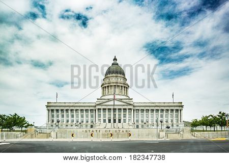 capitol building of the statement of utah - salt lake city