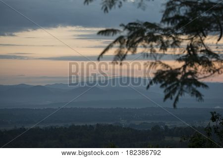 Thailand Lampang Landscpae View Sunrise