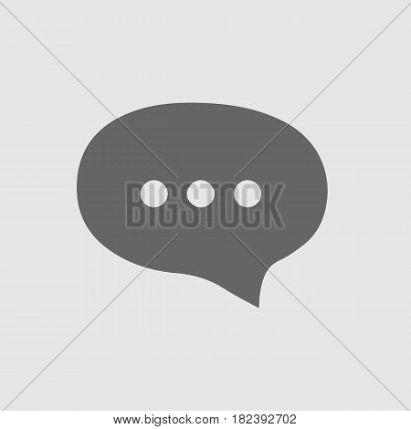 Chat bubble vector icon illustration EPS 10.