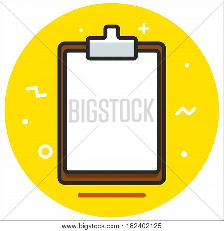 Planchette tablet Icon design illustration art rasterized