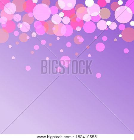 bokeh effect vector abstract background on purple backgraund