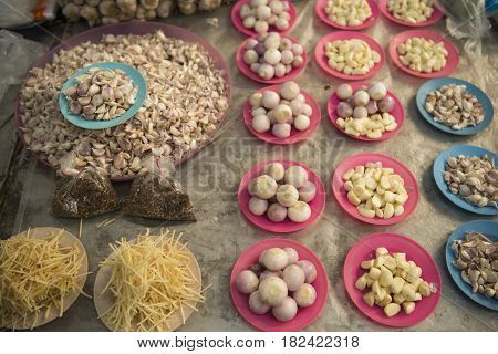 fegetable at the Ratsada Market in the city of Lampang in North Thailand.
