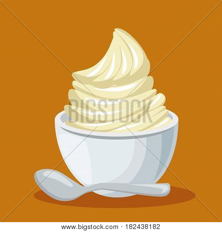 dessert muffin sweet icon vector illustration design