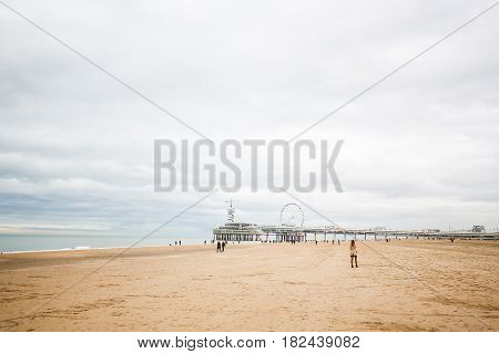 Scheveningen Pier At Scheveningen, The Netherlands
