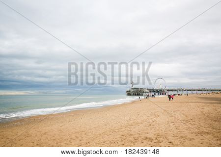 Scheveningen Pier At Scheveningen, The Netherlands