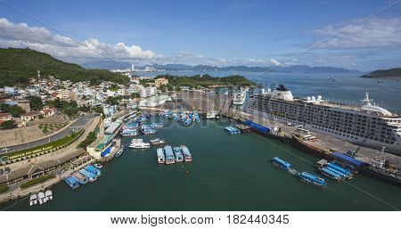 Nha Trang City, Viewed From Vinpearl's Cable Car