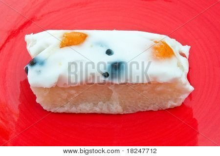 Tradiční thajská Dessert na červenou desku