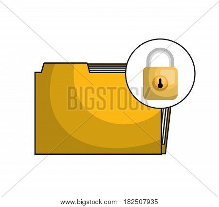 icon folder files archive isolated vector illustration eps 10