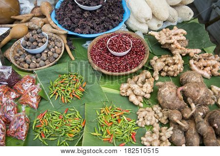 Thailand Chiang Rai Market Fegetable