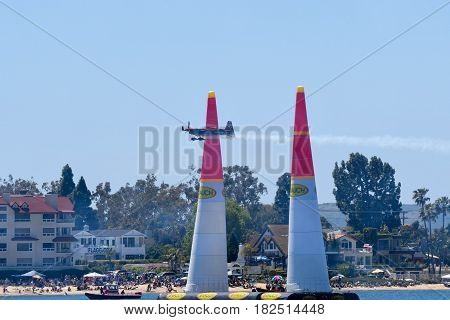 Nicolas Ivanoff Of France Performs During Red Bull Air Race