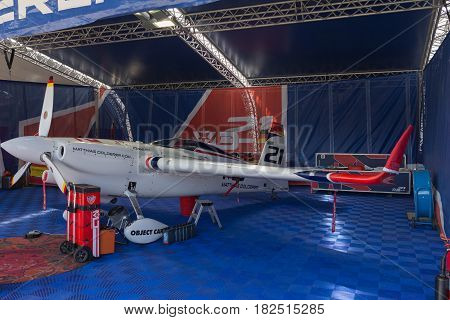 Mathias Dolderer Edge 540 V3 Airplane During Red Bull Air Race