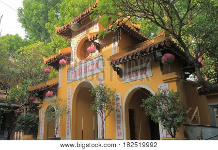 Quan Su Temple in Hanoi Vietnam. Quan Su Temple was built in the 15th century under the Le Dynasty