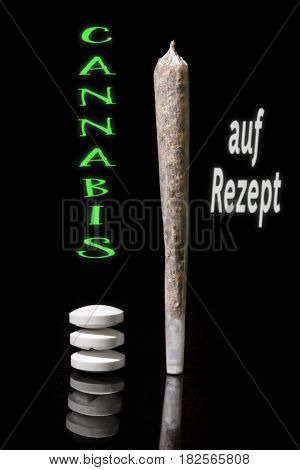Cannabis jolly and pills new law in germany german text Cannabis auf Rezept which means cannabis with a recipe